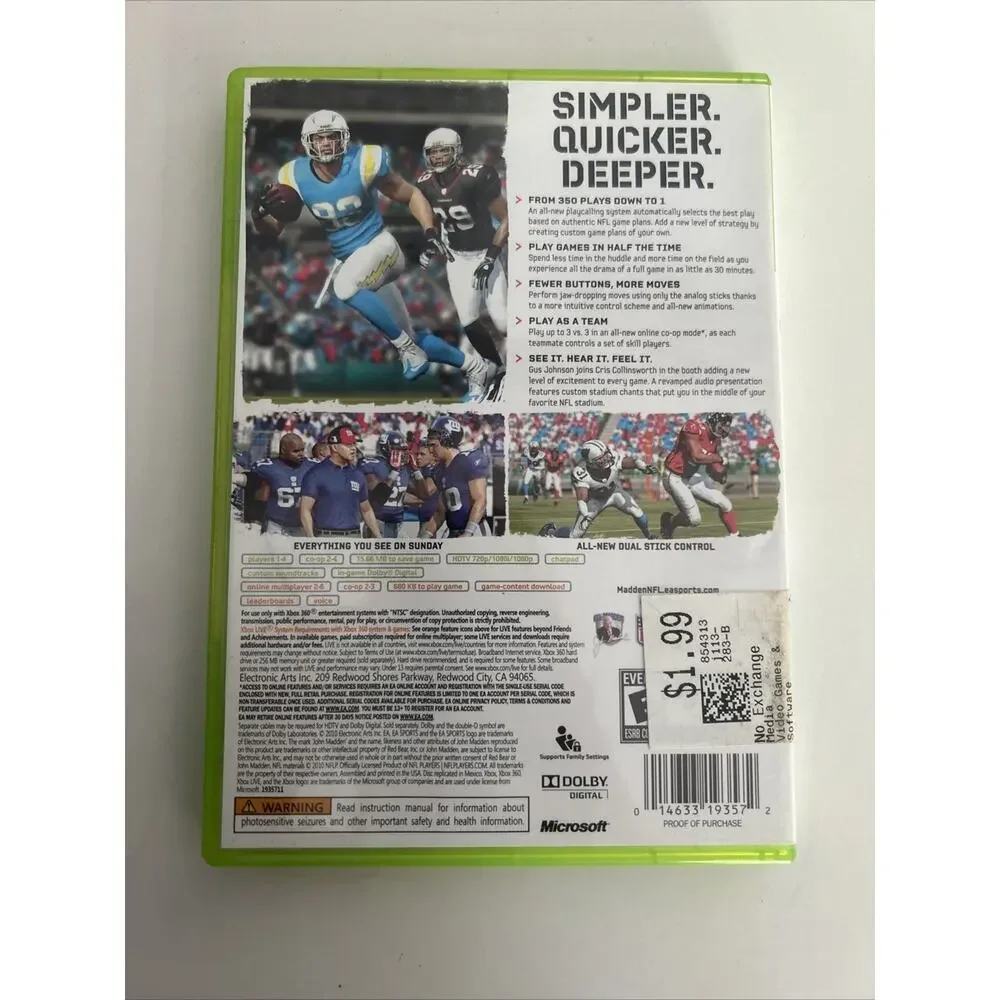 Madden NFL 11 - Microsoft Xbox 360